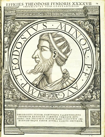 Theodosius Iunior, Illustration aus 